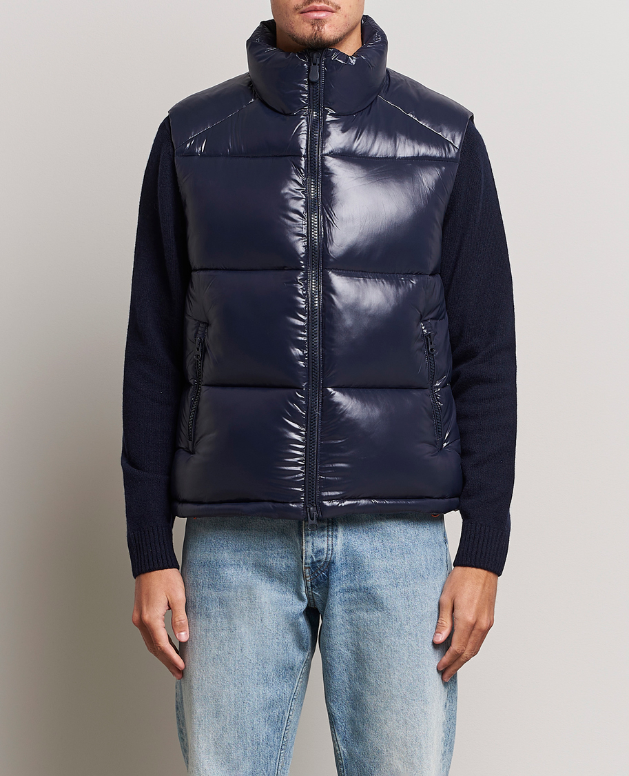 Herr | Jackor | Save The Duck | Ailantus Padded Puffer Vest Blue Black