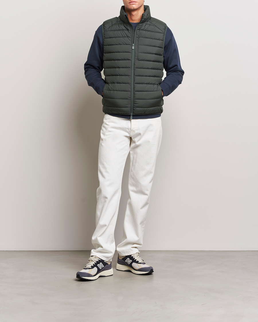 Herr | Jackor | Save The Duck | Rhus Matt Lightweight Vest Green Black