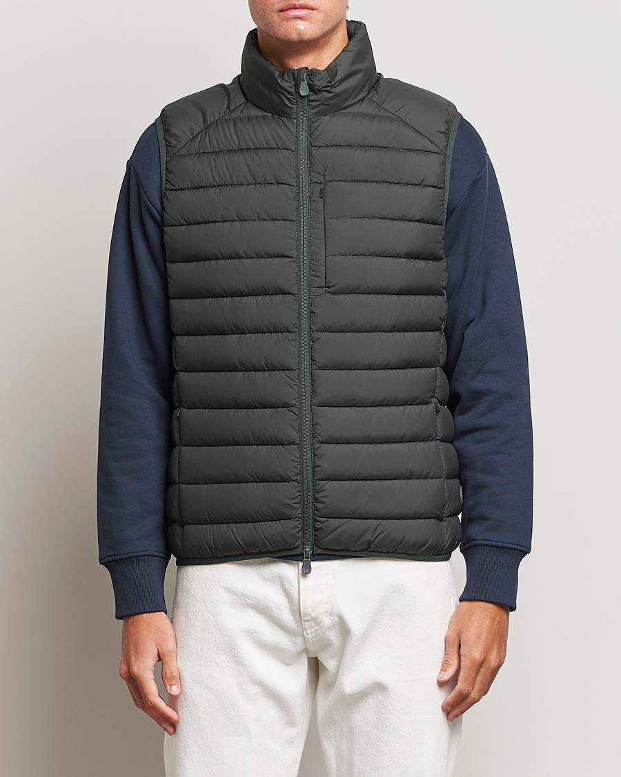 Herr | Jackor | Save The Duck | Rhus Matt Lightweight Vest Green Black