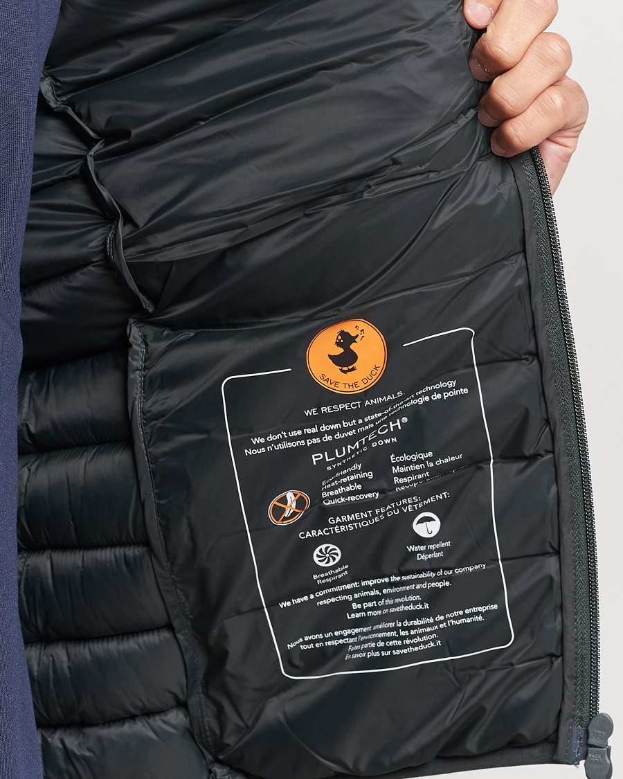 Herr | Jackor | Save The Duck | Rhus Matt Lightweight Vest Green Black