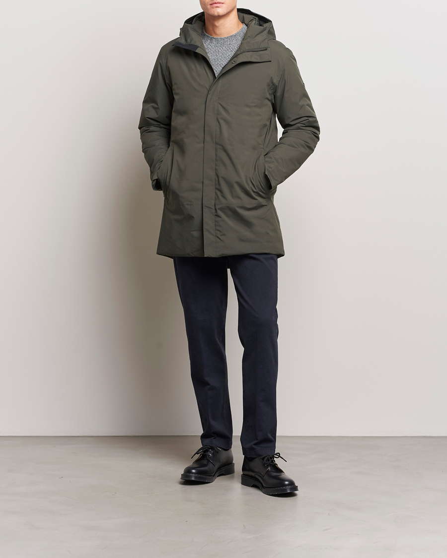 Herr | Jackor | Scandinavian Edition | Loft Waterproof Padded Coat Dark Olive