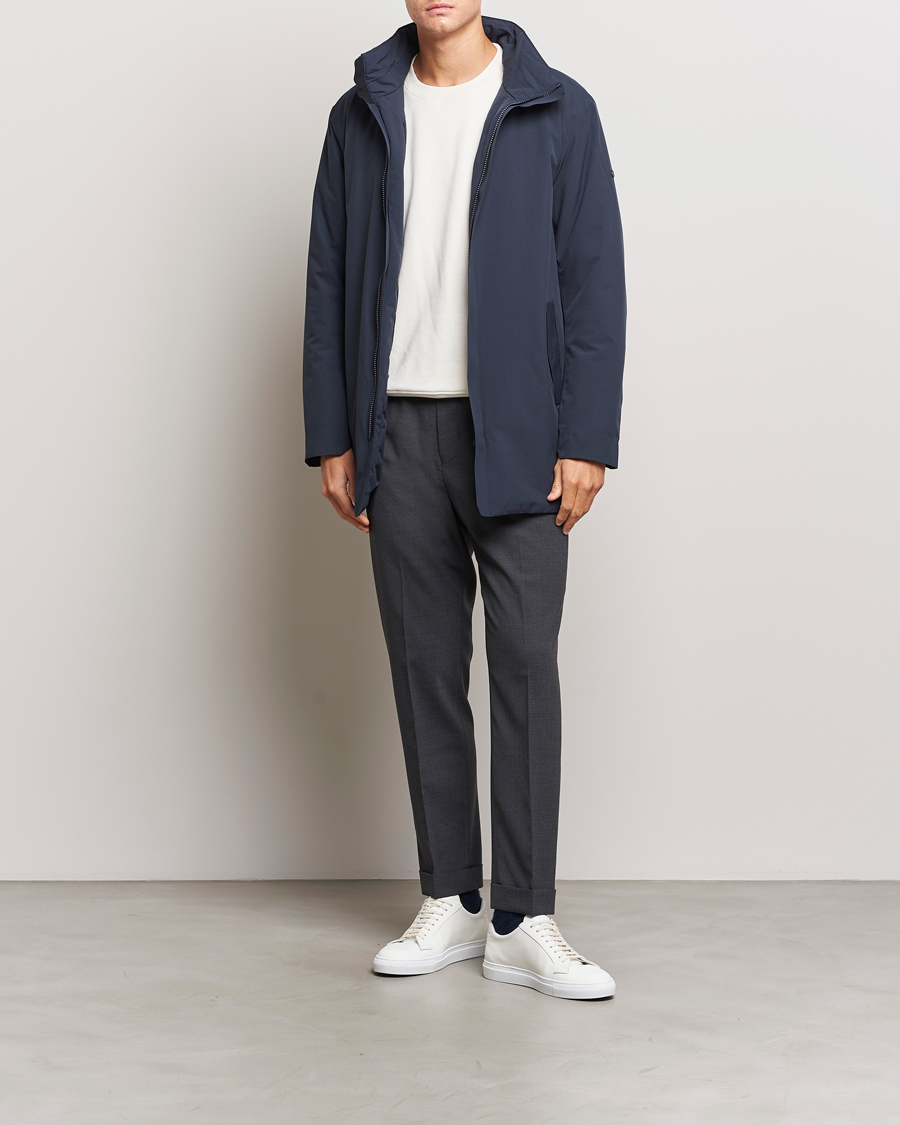 Herr | Jackor | Scandinavian Edition | Town Waterproof Lightweight Coat Midnight Blue