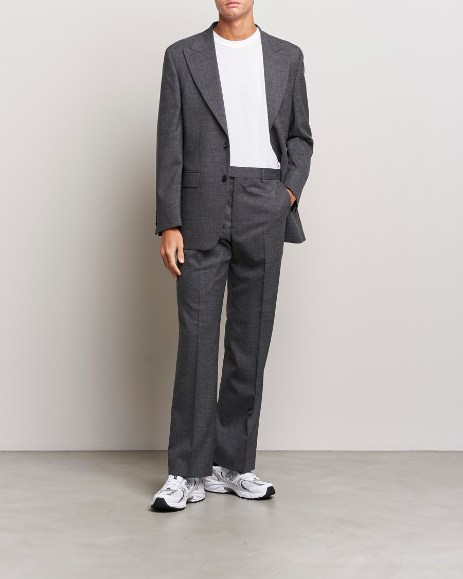 Herr | Kavajer | Sunflower | Single Breasted Wool Blazer Antracite