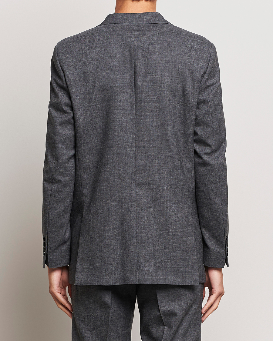 Herr | Kavajer | Sunflower | Single Breasted Wool Blazer Antracite
