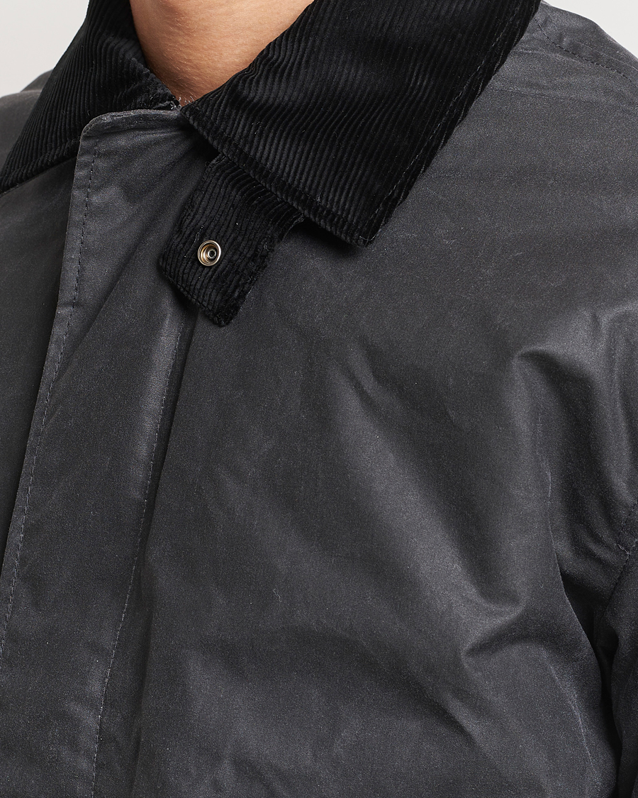 Herr | Jackor | Sunflower | Waxed Short Jacket Black
