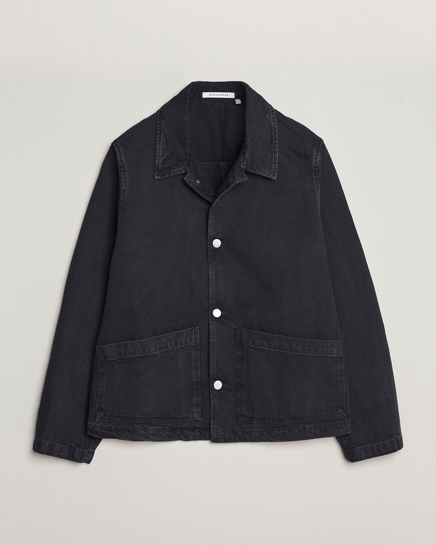 Herr | Jackor | Sunflower | Worker Denim Jacket Black