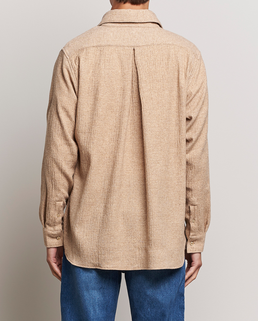 Herr | Skjortor | Sunflower | Please Light Wool Shirt Beige