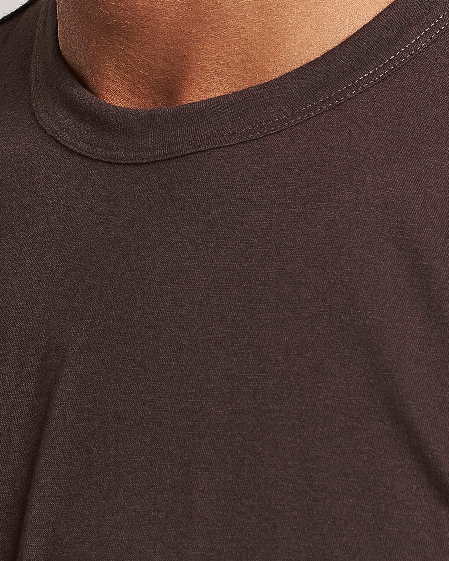 Herr | T-Shirts | Sunflower | Day Tee Dark Brown