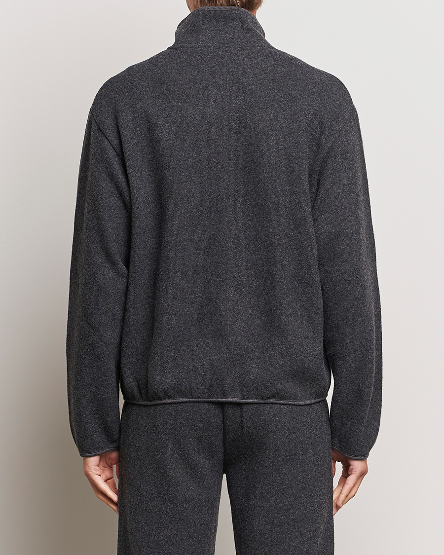 Herr | Tröjor | Sunflower | Wool Jersey Half Zip Antracite