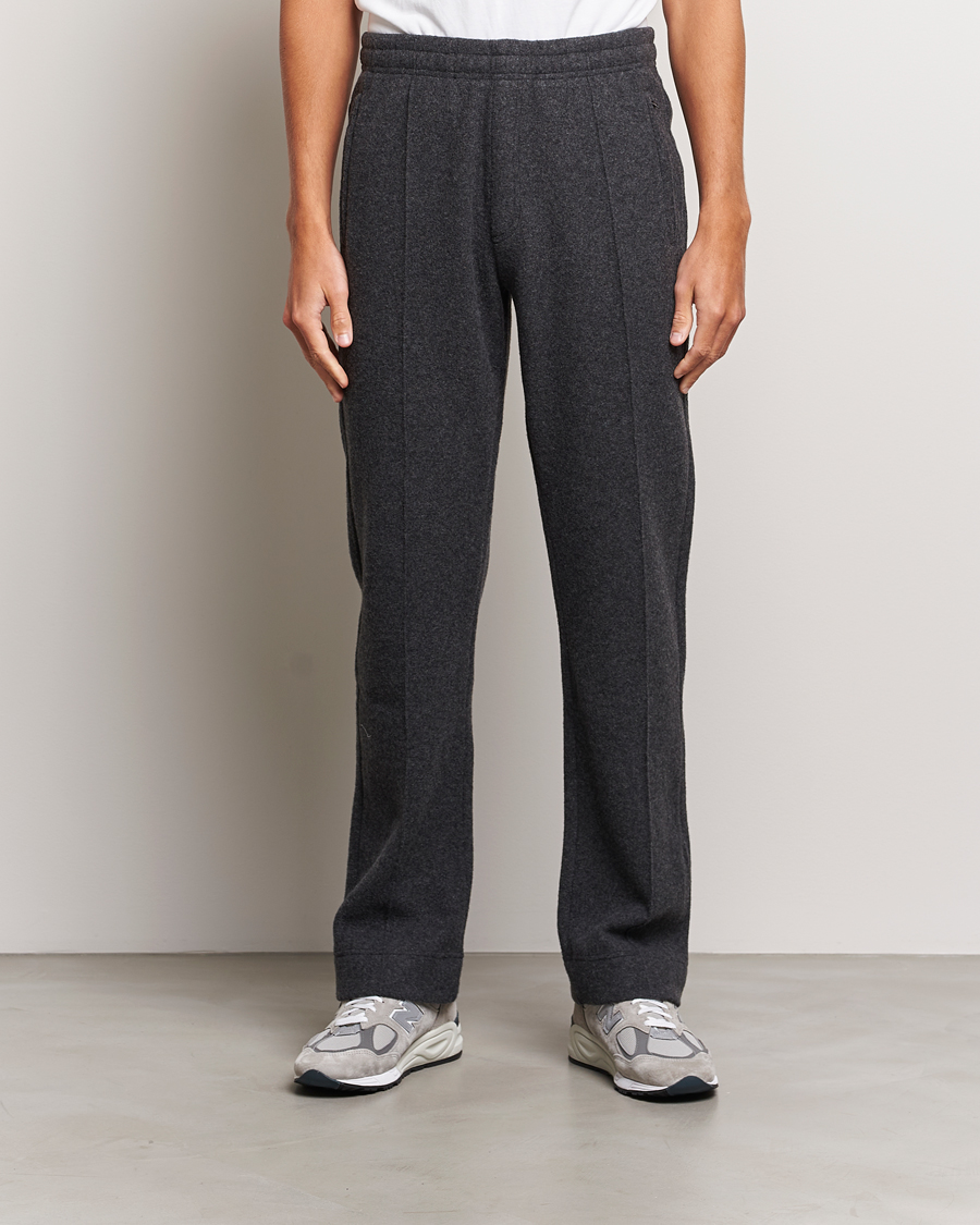 Herr | Byxor | Sunflower | Wool Jersey Pants Antracite