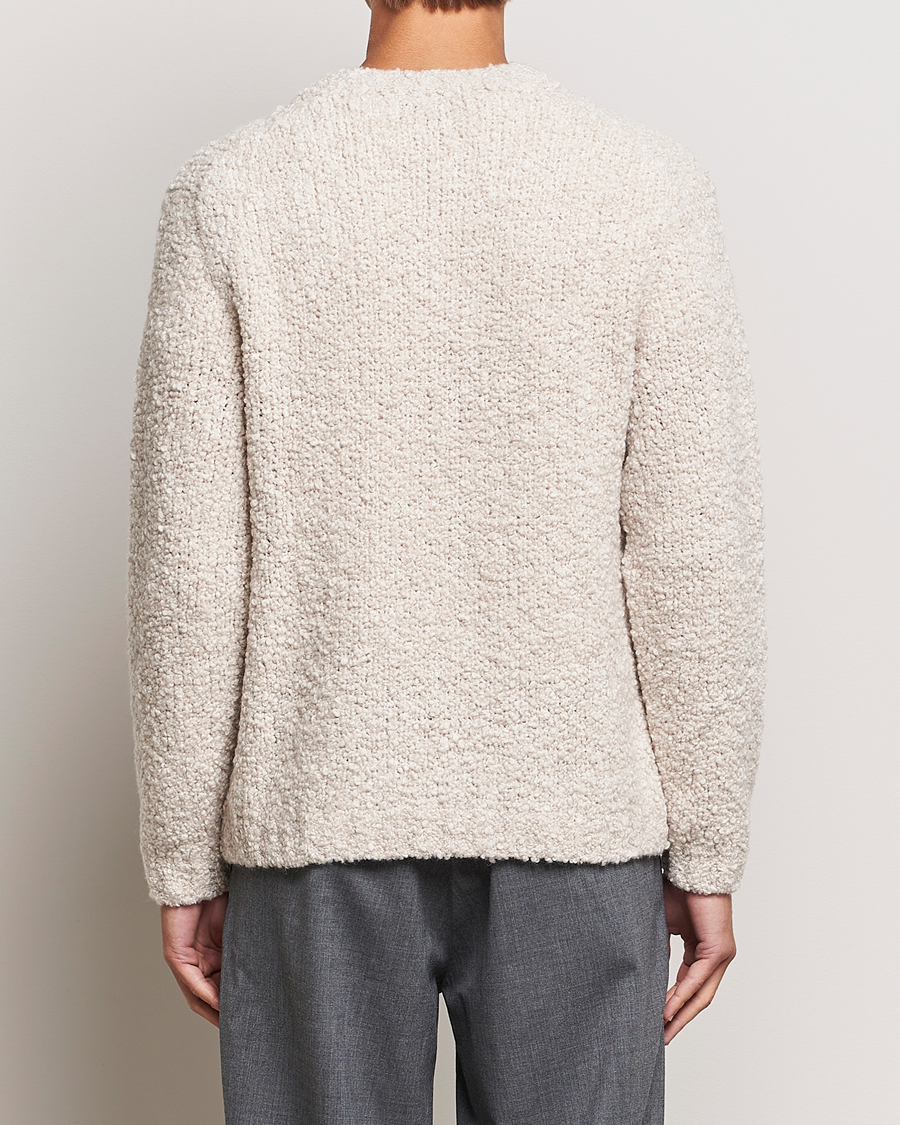Herr | Tröjor | Sunflower | Aske Boucle Sweater Off White