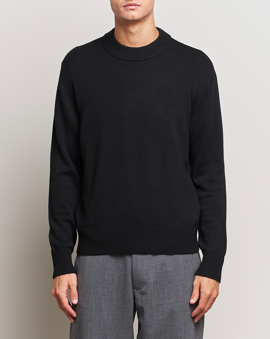 Herr | Tröjor | Sunflower | Moon Merino Sweater Black