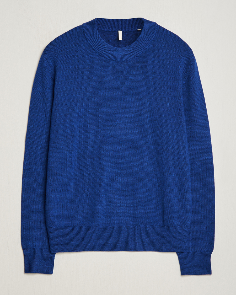 Herr | Tröjor | Sunflower | Moon Merino Sweater Blue