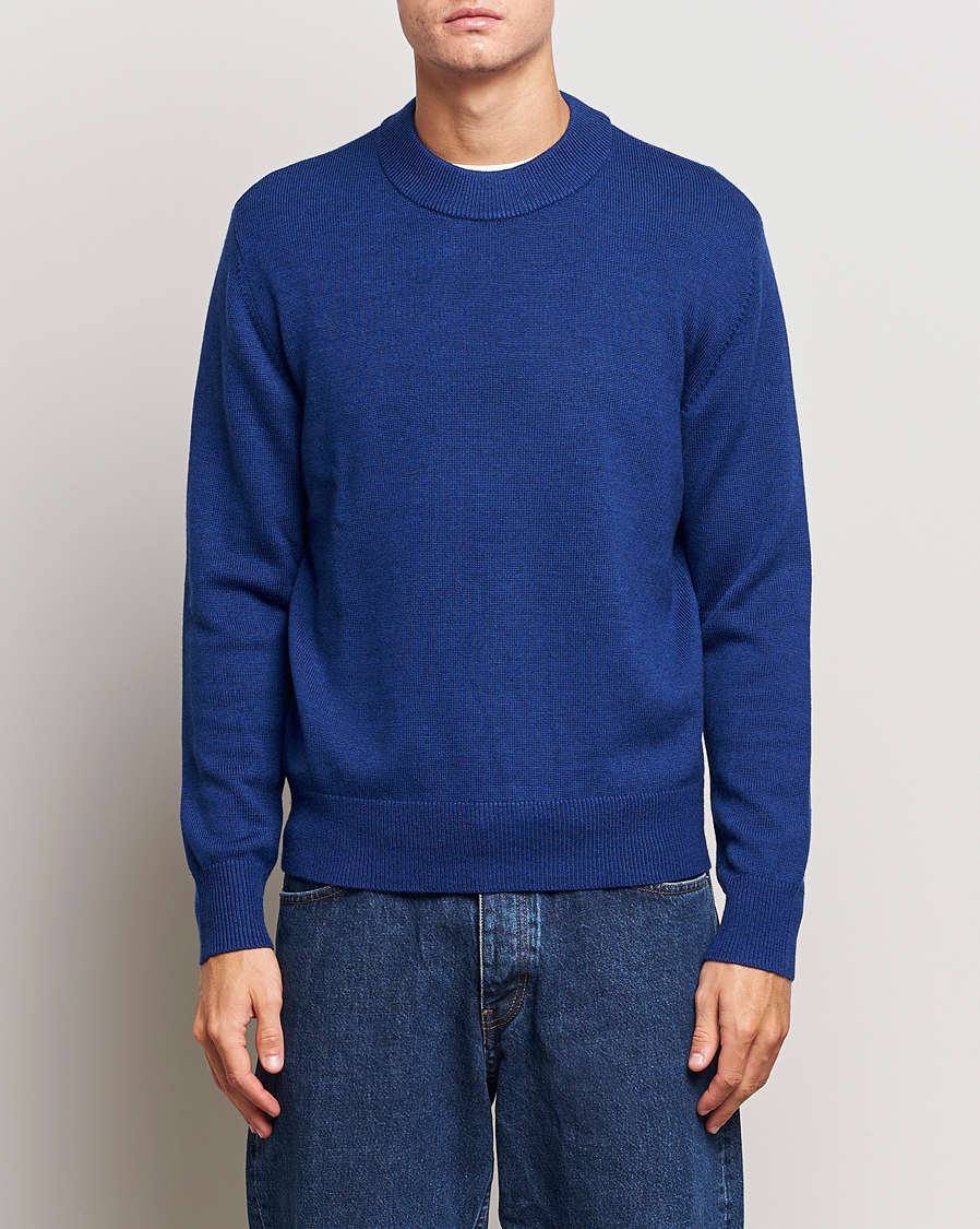 Herr | Tröjor | Sunflower | Moon Merino Sweater Blue