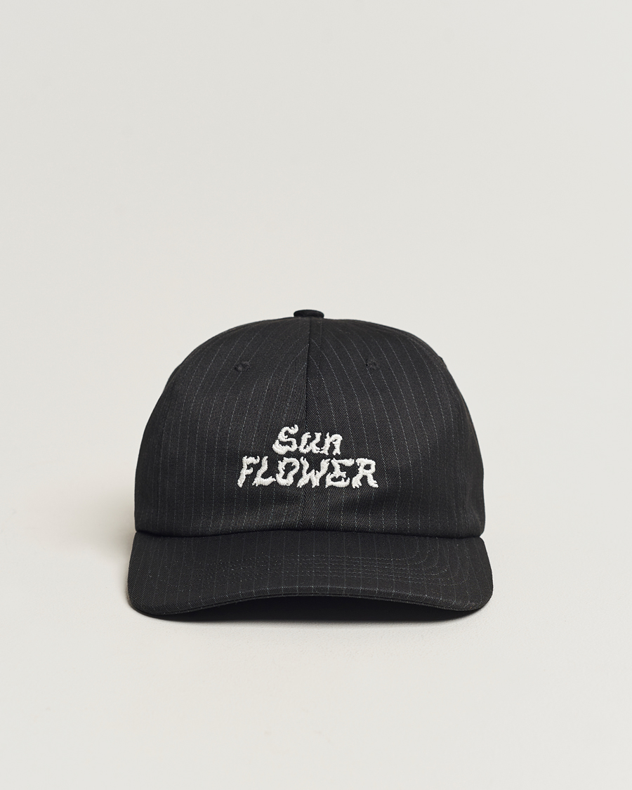Herr | Sunflower Pinstripe Dad Cap Black | Sunflower | Pinstripe Dad Cap Black