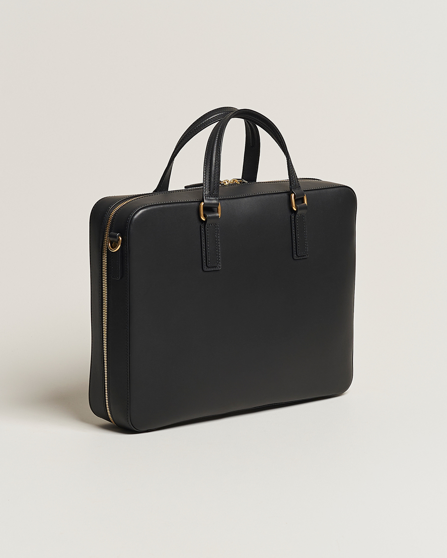 Herr | Väskor | Mismo | Morris Full Grain Leather Briefcase Black