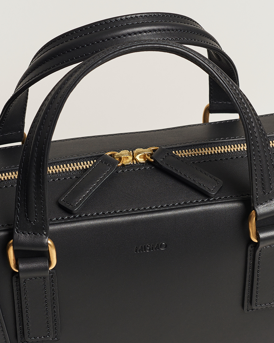 Herr | Väskor | Mismo | Morris Full Grain Leather Briefcase Black