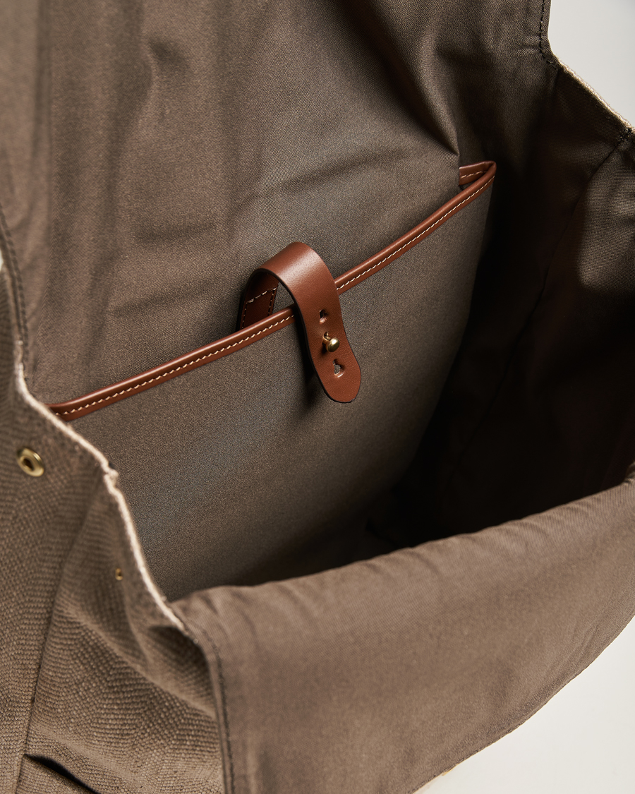 Herr | Mismo M/S Backpack Grand Herringbone/Cuoio | Mismo | M/S Backpack Grand Herringbone/Cuoio