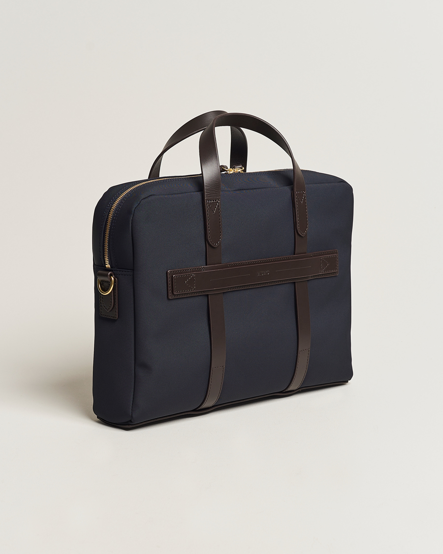 Herr | New Nordics | Mismo | M/S Aspire Briefcase Navy/Dark Brown