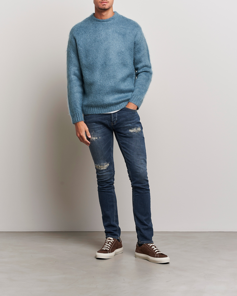 Herr | Jeans | Dondup | George Destroyed Jeans Dark Blue