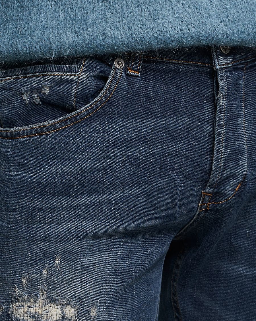 Herr | Jeans | Dondup | George Destroyed Jeans Dark Blue