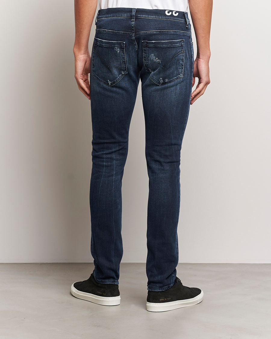 Herr | Jeans | Dondup | George Destroyed Jeans Blue Black