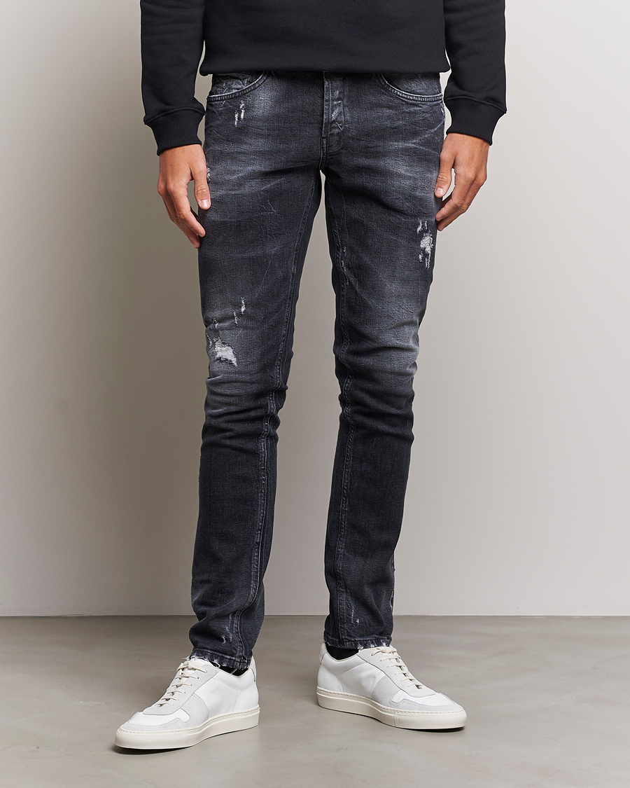 Herr | Jeans | Dondup | George Destroyed Jeans Vintage Black