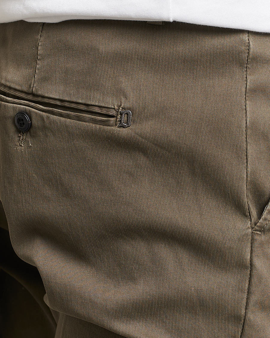 Herr | Byxor | Dondup | Gaubert Chinos Olive Green