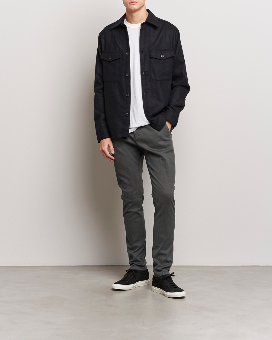 Herr | Byxor | Dondup | Gaubert Chinos Dark Grey