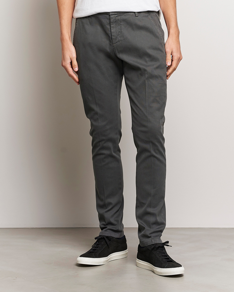 Herr | Byxor | Dondup | Gaubert Chinos Dark Grey