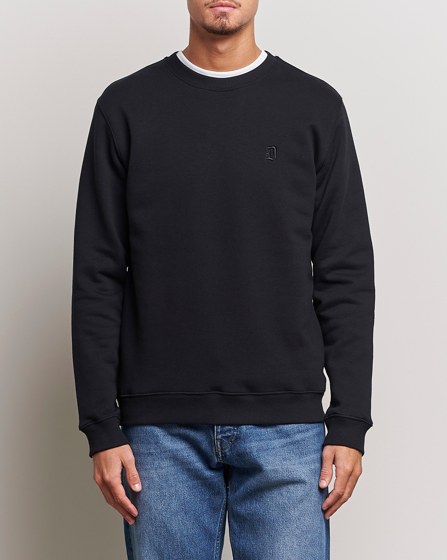 Herr | Sweatshirts | Dondup | Logo Crew Neck Sweatshirt Black