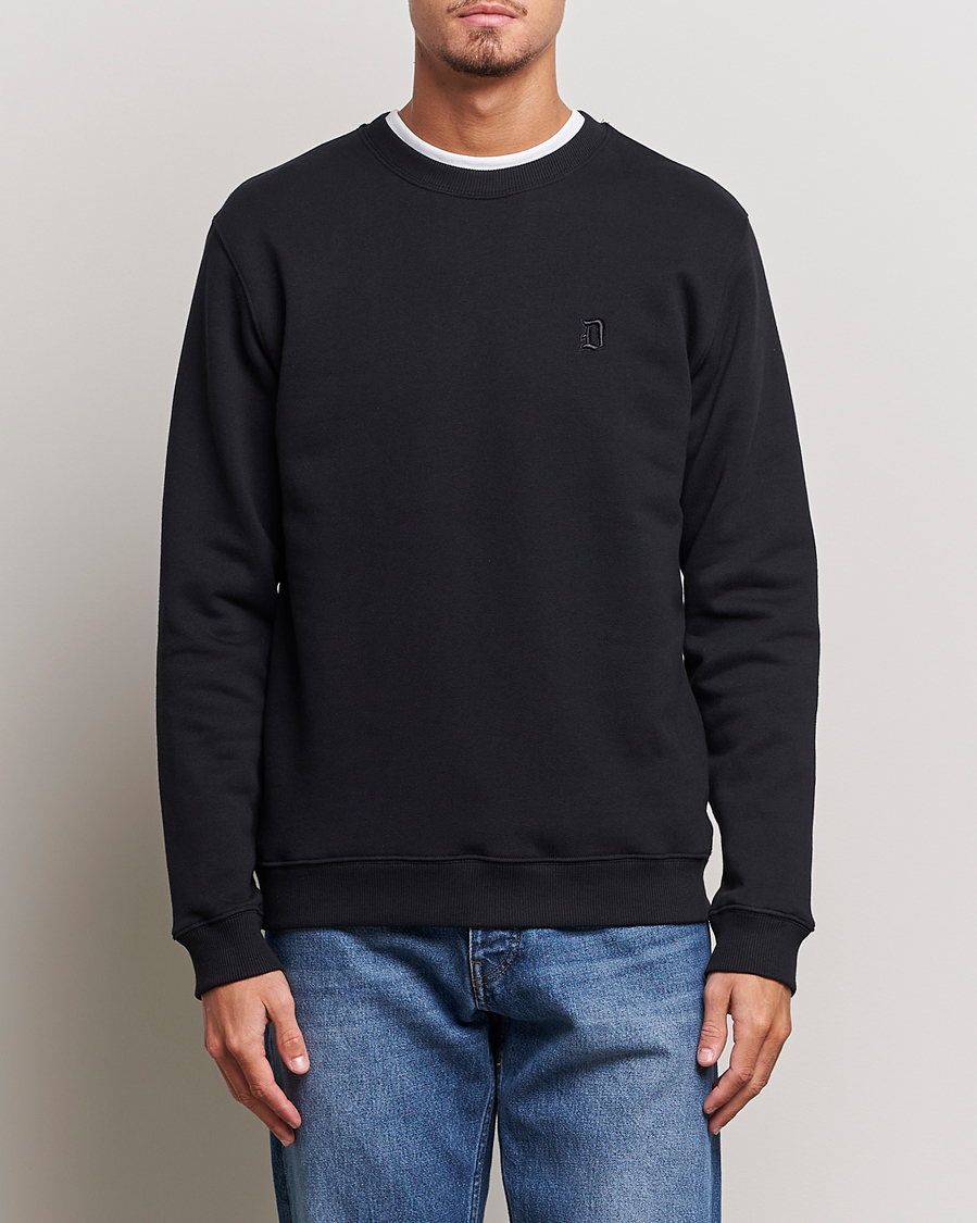 Herr | Tröjor | Dondup | Logo Crew Neck Sweatshirt Black