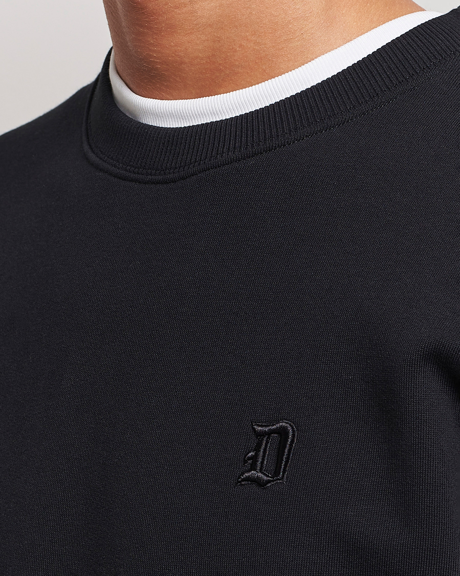 Herr | Tröjor | Dondup | Logo Crew Neck Sweatshirt Black