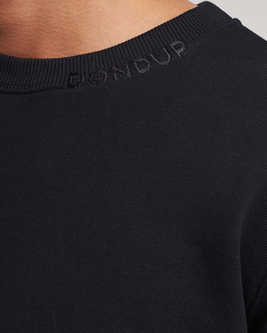 Herr | Tröjor | Dondup | Logo Crew Neck Sweatshirt Black