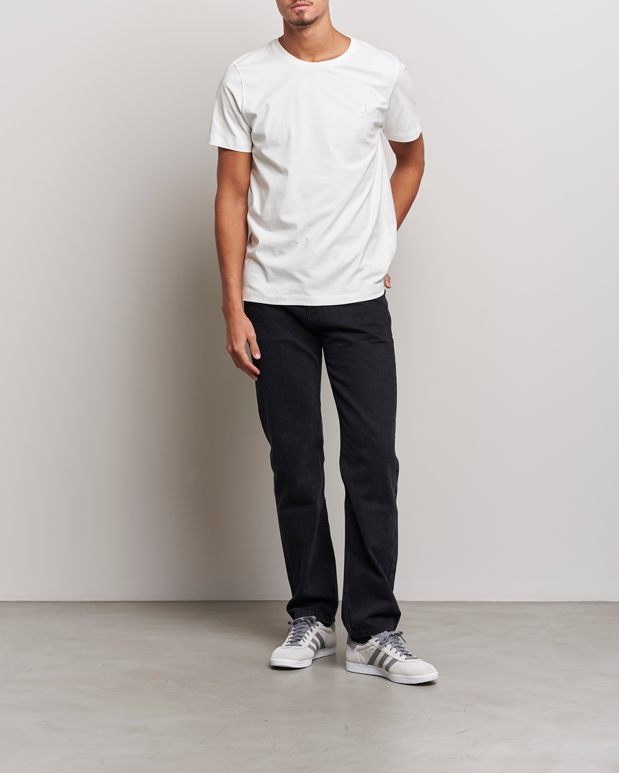 Herr | T-Shirts | Dondup | Logo Crew Neck T-Shirt Off White