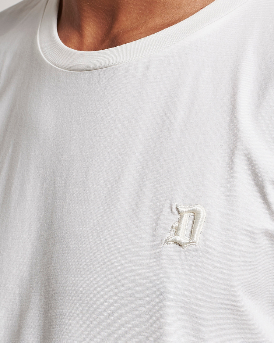 Herr | T-Shirts | Dondup | Logo Crew Neck T-Shirt Off White