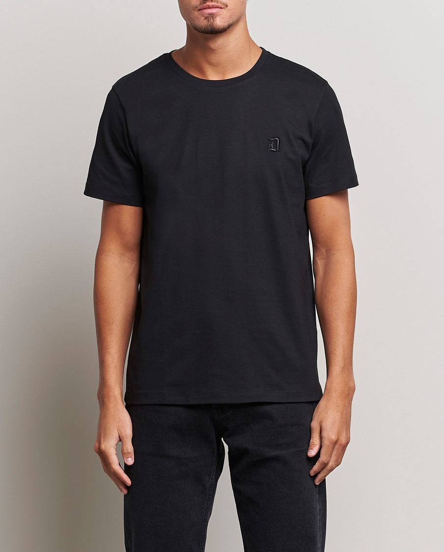 Herr | Kortärmade t-shirts | Dondup | Logo Crew Neck T-Shirt Black