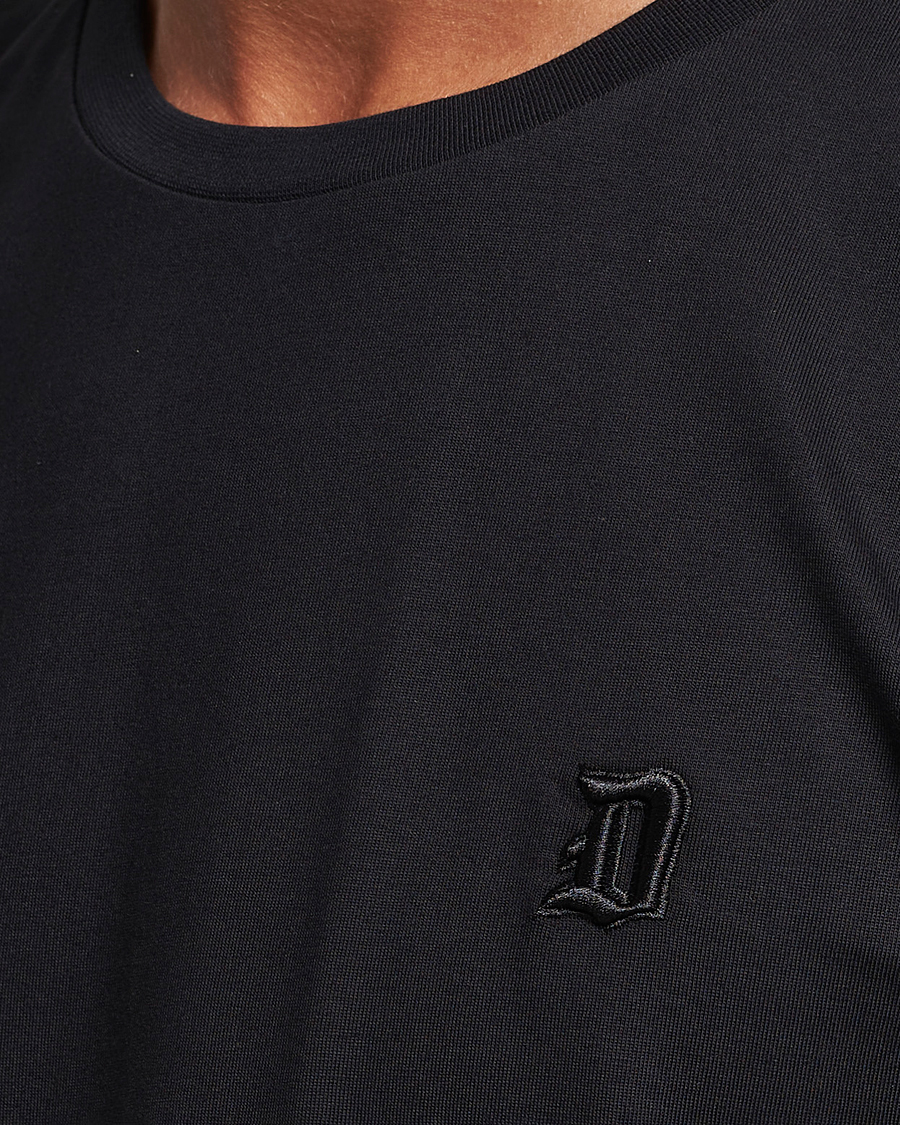 Herr | T-Shirts | Dondup | Logo Crew Neck T-Shirt Black