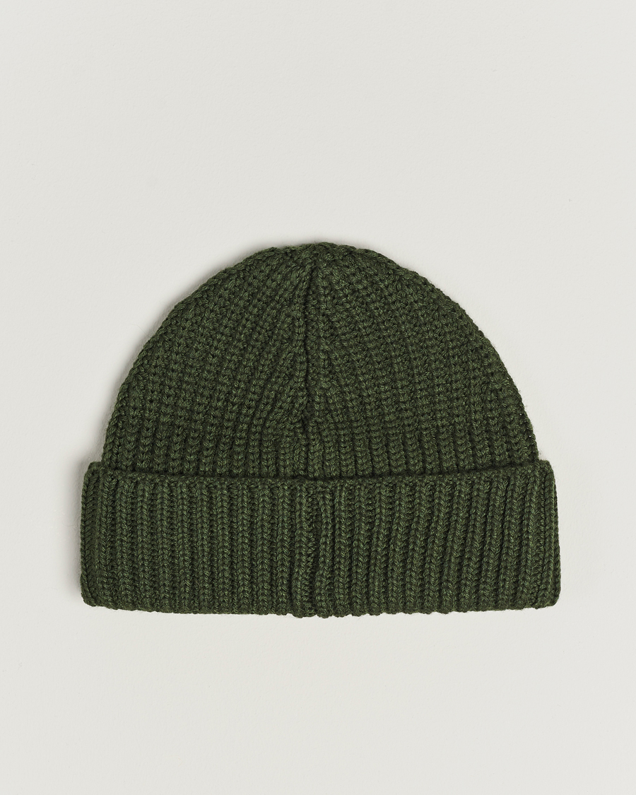 Herr | Dondup Ribbed Beanie Olive Green | Dondup | Ribbed Beanie Olive Green