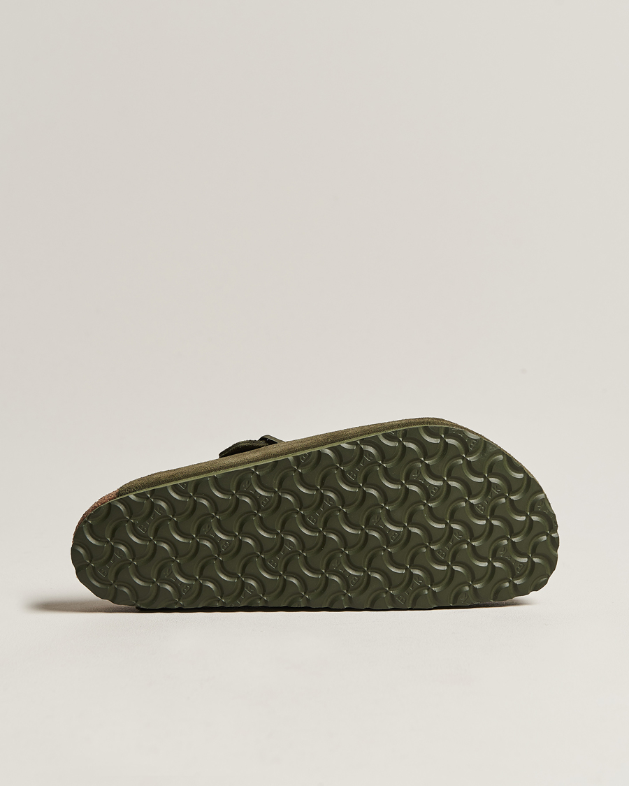 Herr | BIRKENSTOCK Boston Classic Footbed Thyme Green Suede | BIRKENSTOCK | Boston Classic Footbed Thyme Green Suede