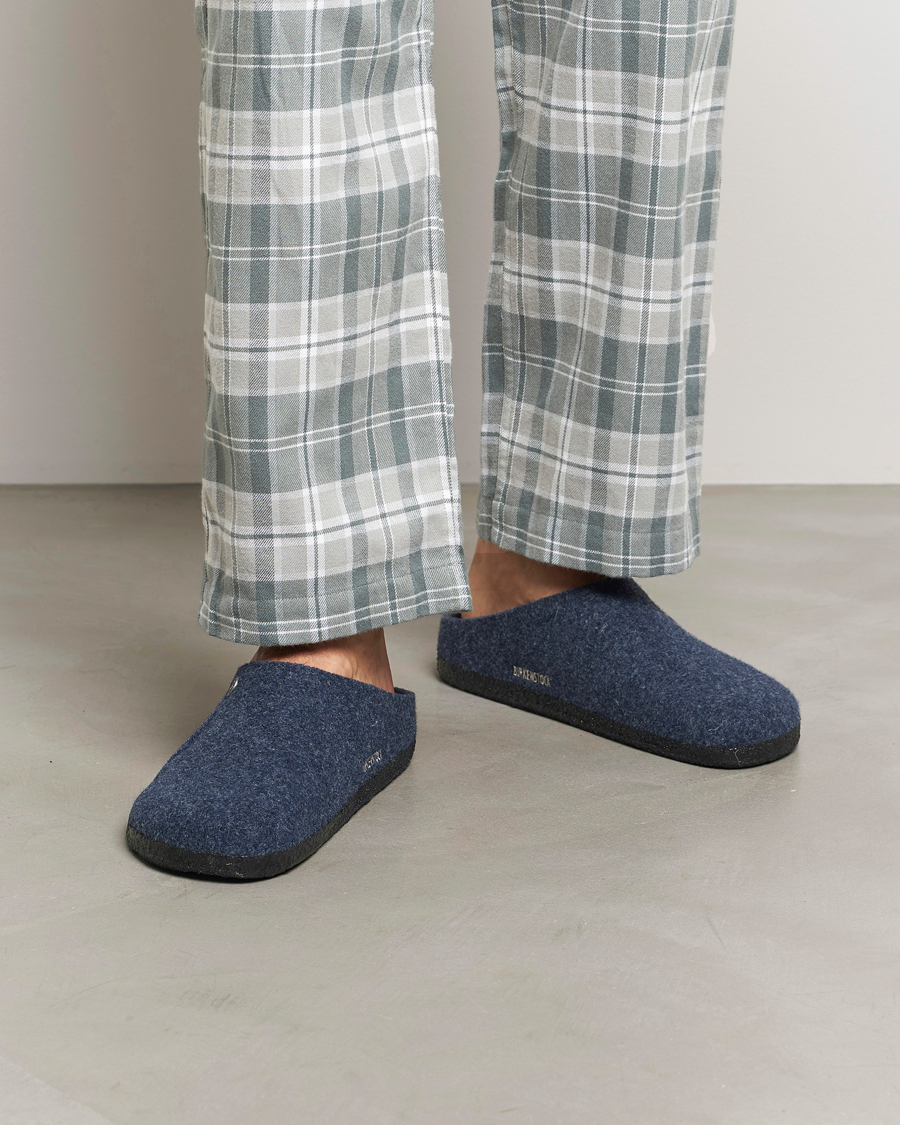 Herr | Sandaler & Tofflor | BIRKENSTOCK | Zermatt Wool Felt Dark Blue
