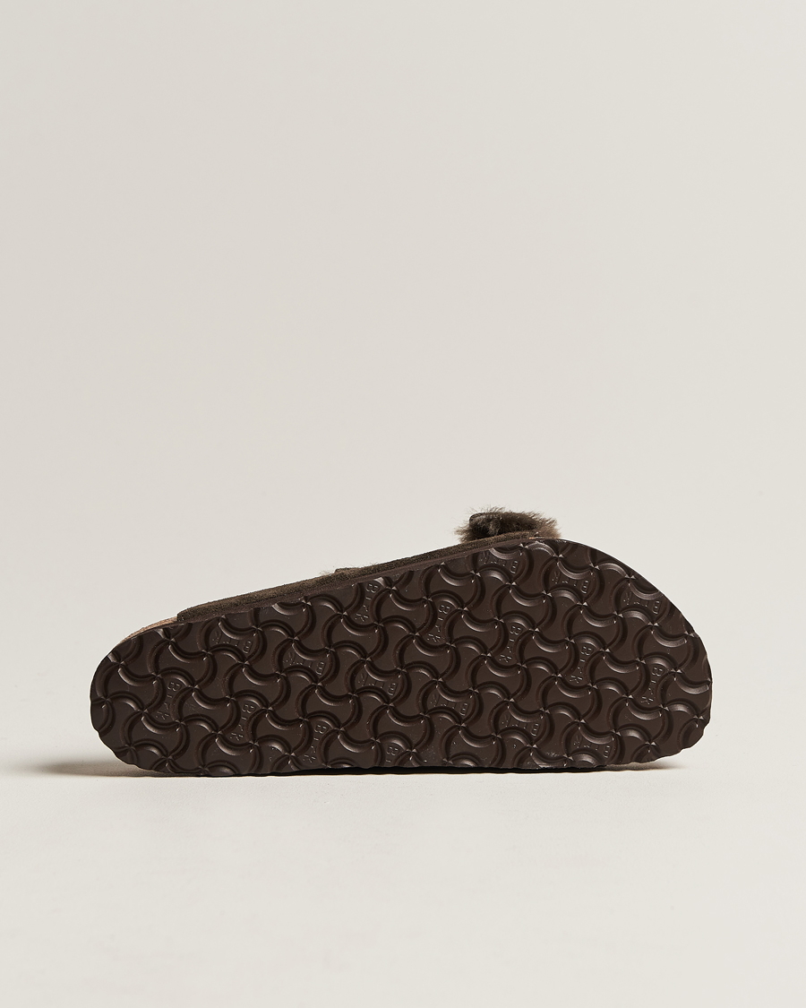 Herr | Sandaler & Tofflor | BIRKENSTOCK | Arizona Classic Footbed Shearling Mocha Suede