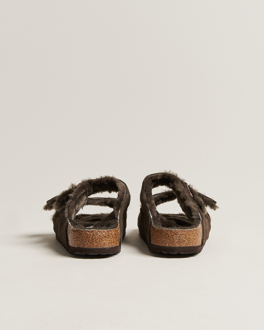 Herr | Sandaler & Tofflor | BIRKENSTOCK | Arizona Classic Footbed Shearling Mocha Suede