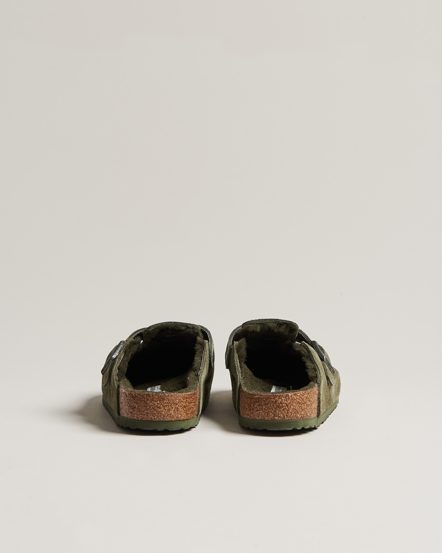 Herr | BIRKENSTOCK Boston Shearling Thyme Suede | BIRKENSTOCK | Boston Shearling Thyme Suede