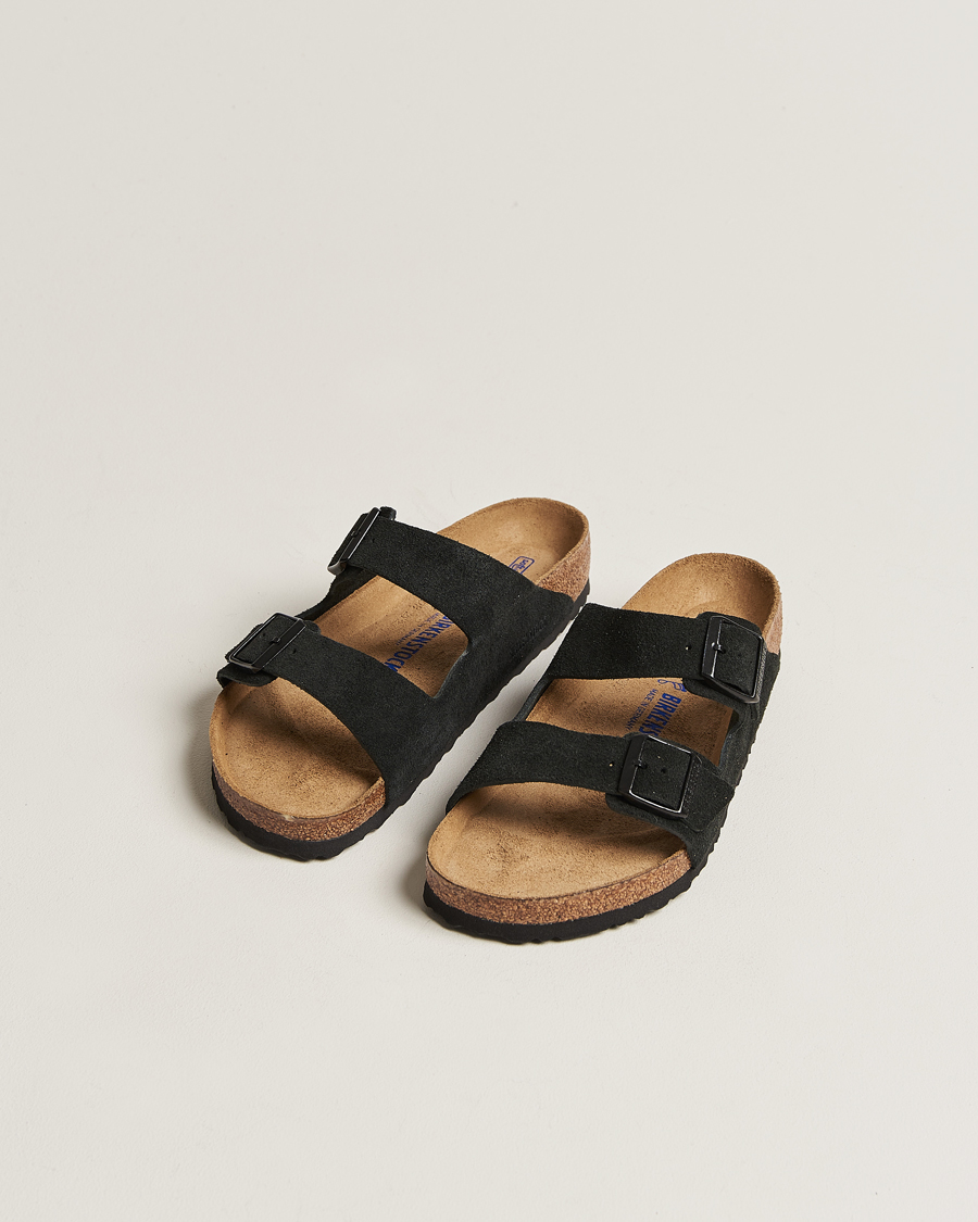 Herr | Skor | BIRKENSTOCK | Arizona Soft Footbed Black Suede