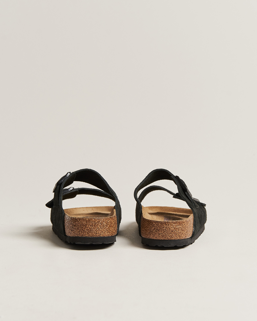 Herr | Sandaler & Tofflor | BIRKENSTOCK | Arizona Soft Footbed Black Suede