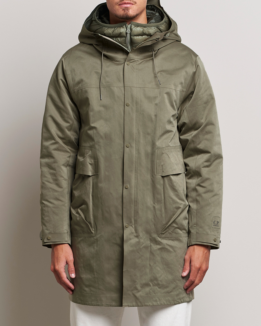 Herr | Parkas | C.P. Company | Metropolis A.A.C. Two in One Down Parka Olive