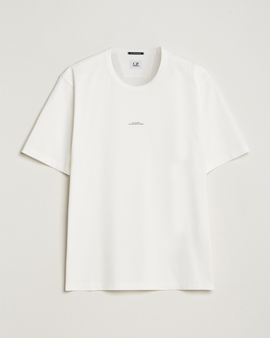 Herr | T-Shirts | C.P. Company | Metropolis Mercerized Jersey T-Shirts White