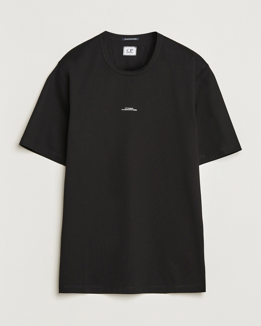 Herr | T-Shirts | C.P. Company | Metropolis Mercerized Jersey T-Shirts Black