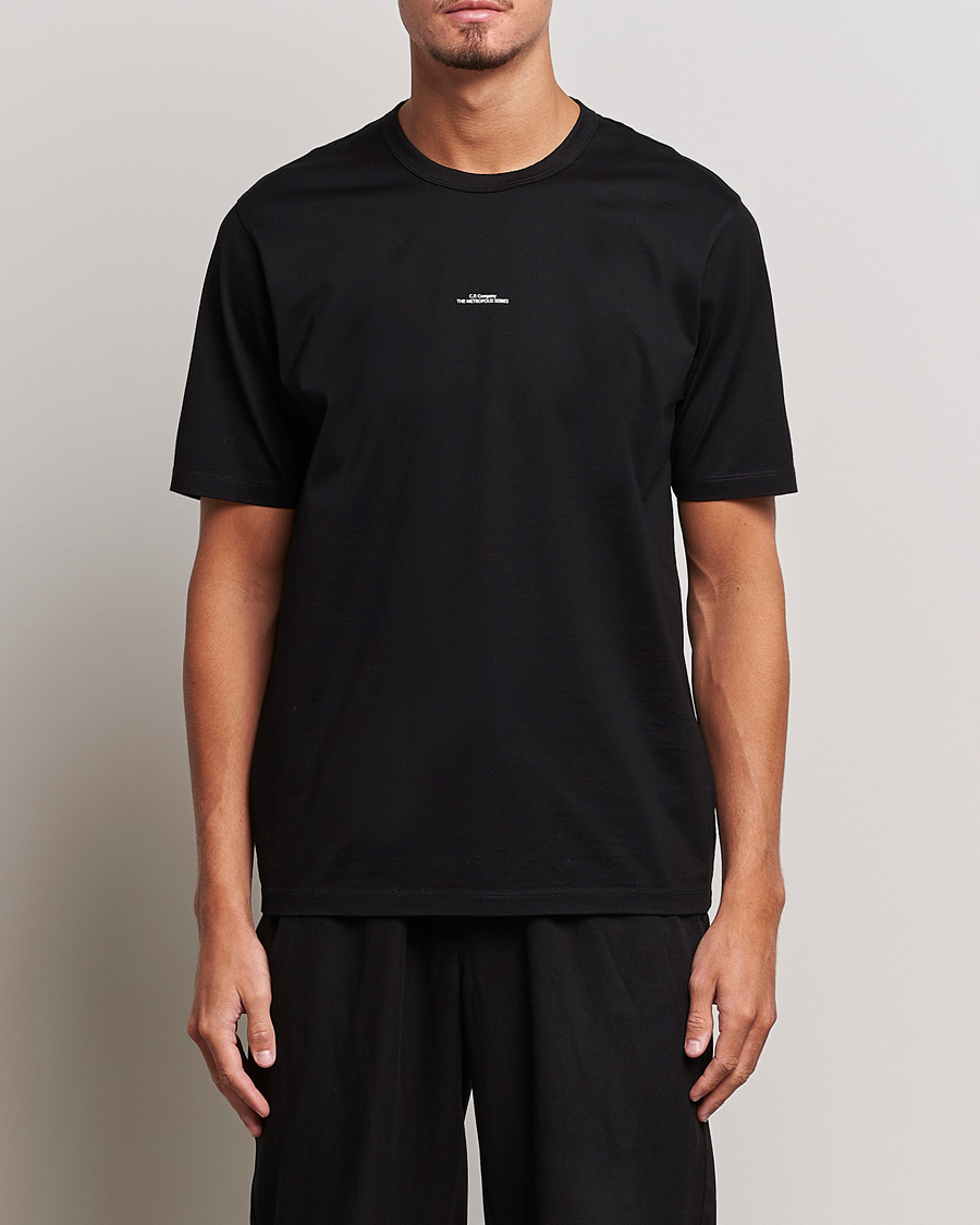 Herr | T-Shirts | C.P. Company | Metropolis Mercerized Jersey T-Shirts Black
